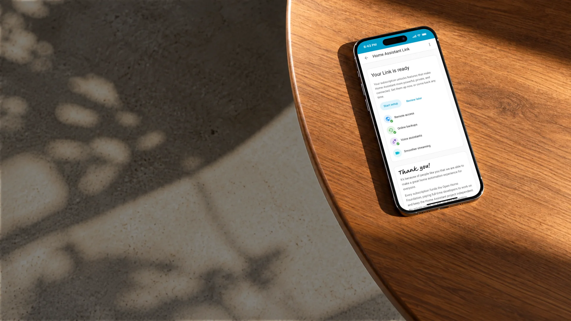 Home Assistant Link Hero